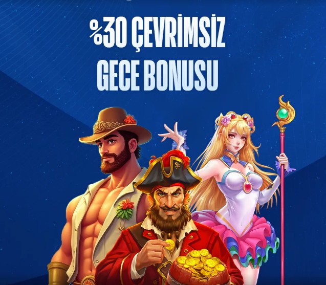 YouCas %30 çevrimsiz gece bonusu kampanya görseli