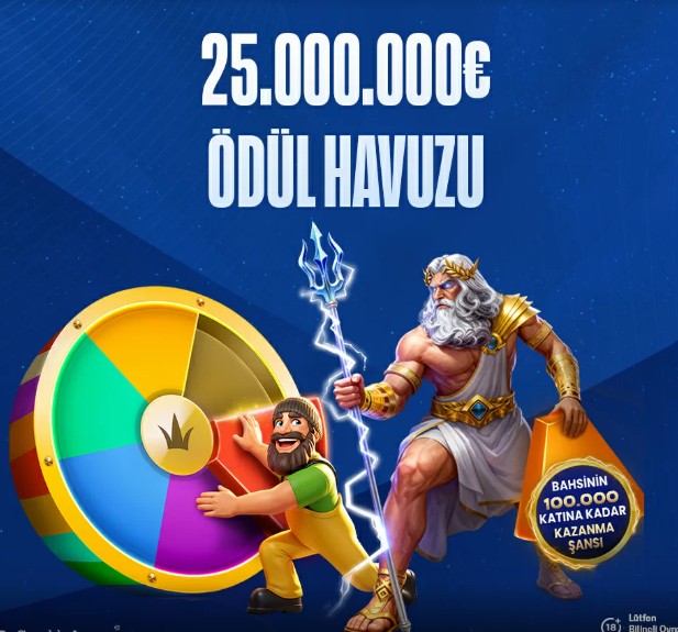 YouCas 25.000.000 euro ödül havuzu kampanya görseli