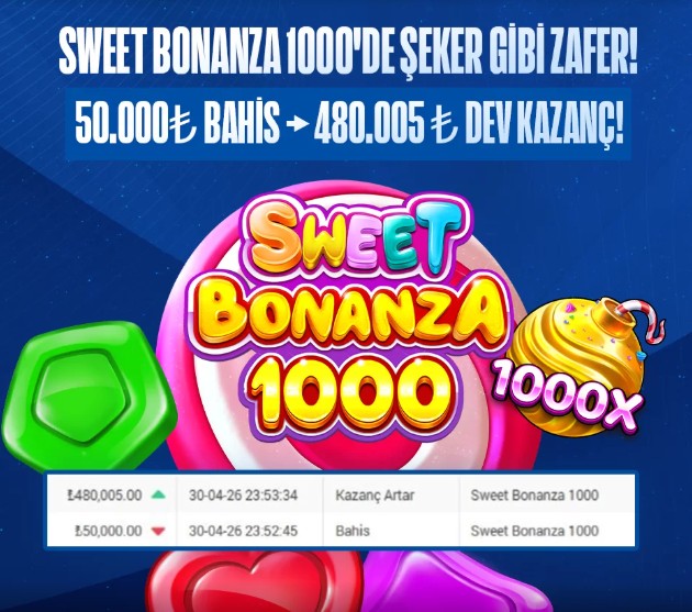 YouCas Sweet Bonanza 1000 büyük kazanç ekran görüntüsü